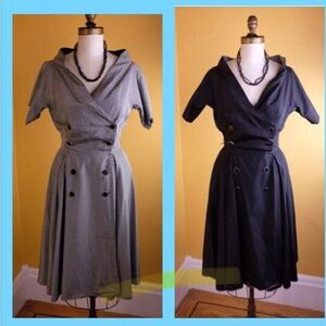 Reversible 1950s Dress - 2 in 1 1950s Dress